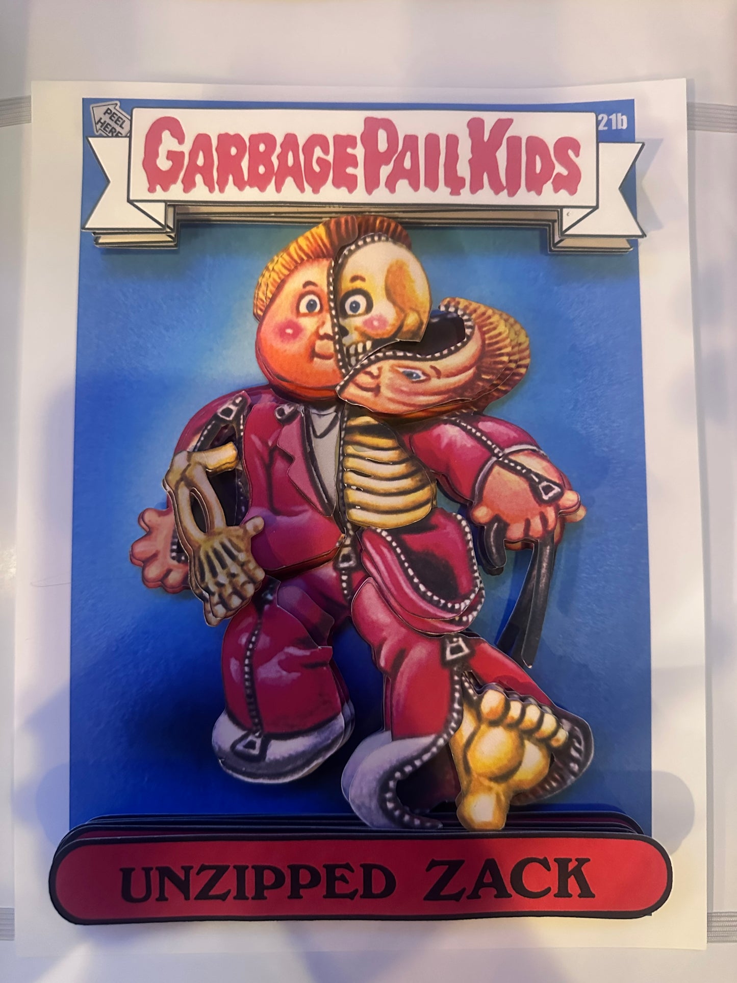 UNZIPPED ZACK - GPK Diorama