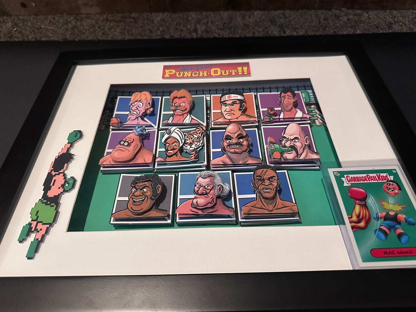 Mike Tyson's Punch Out - NES - MAC SMACK - GPK Diorama
