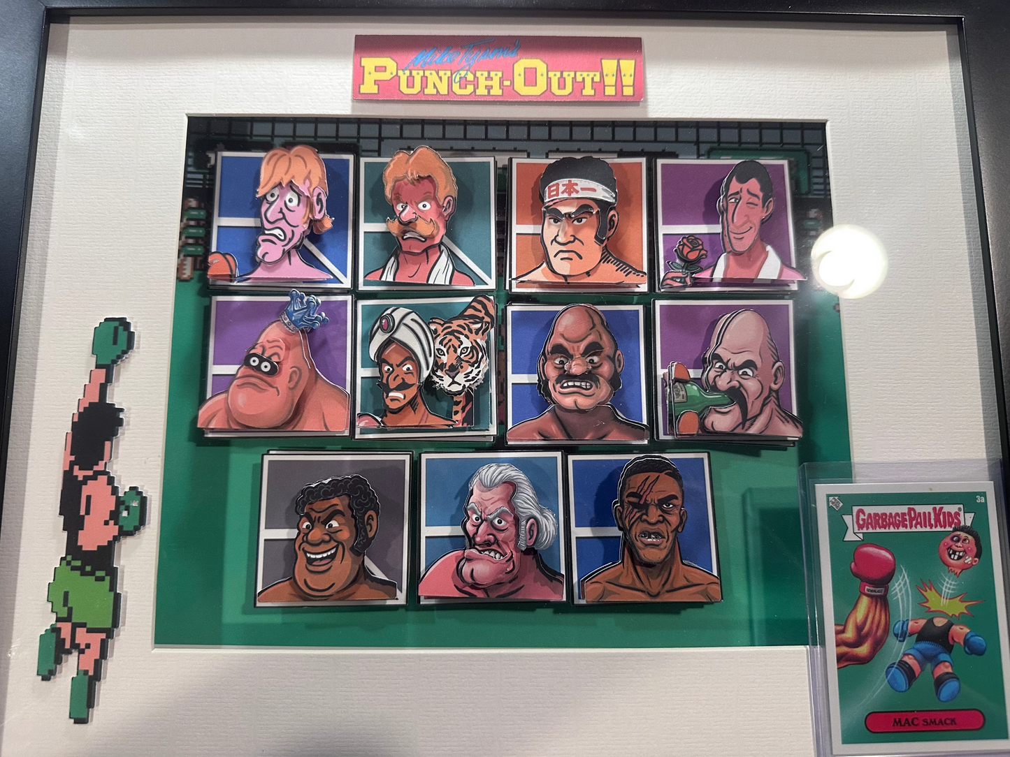 Mike Tyson's Punch Out - NES - MAC SMACK - GPK Diorama